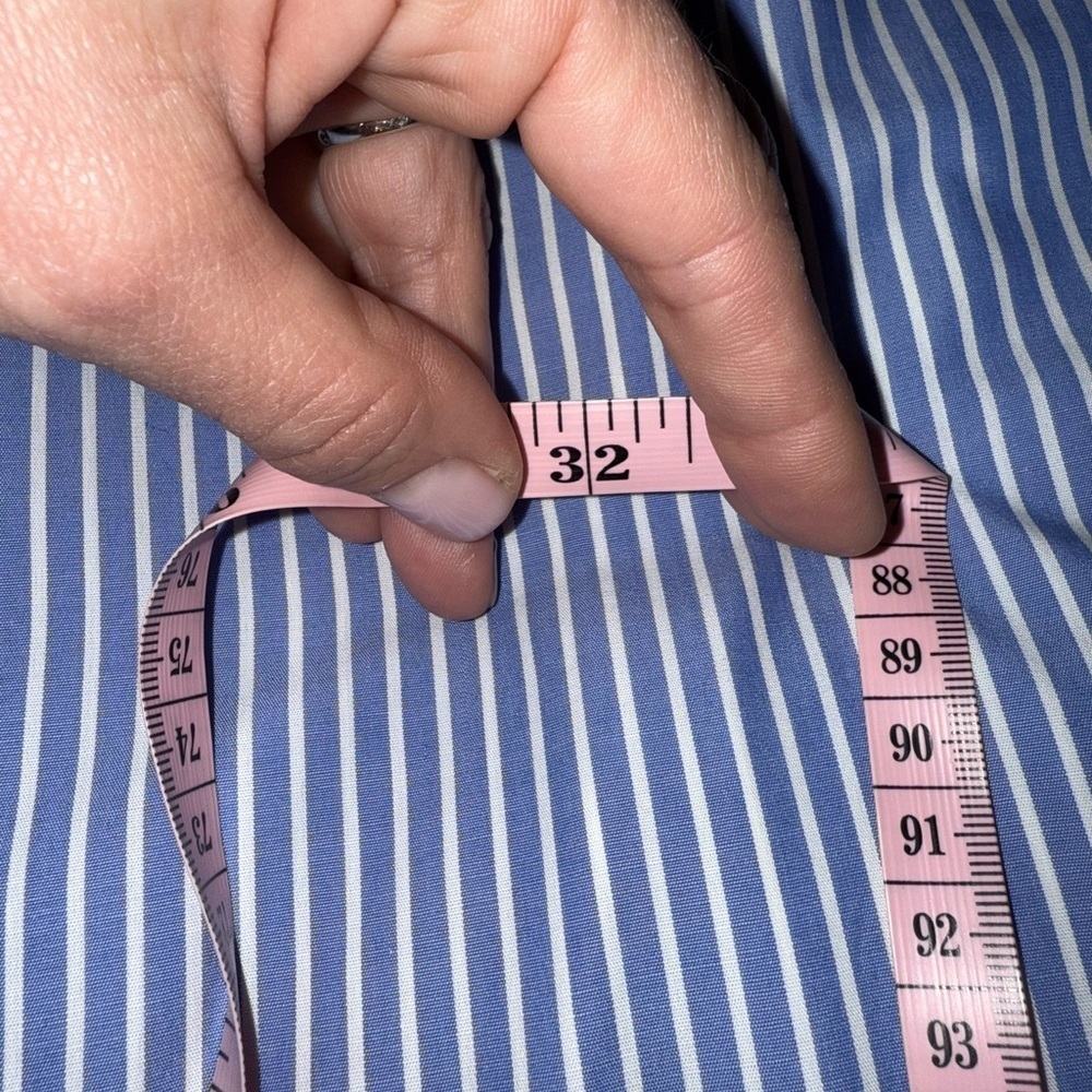 Brooks Brothers 364 Men's Blue Striped Shirt • Size 16 - Picture 7 of 7